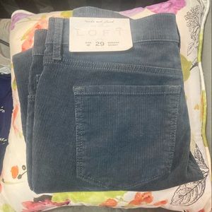 NWT LOFT 8P Corduroy Pants